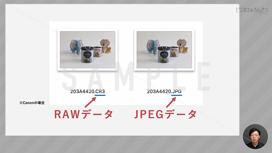 動画サンプル C-015 jpegとRAWデータの違いと現像